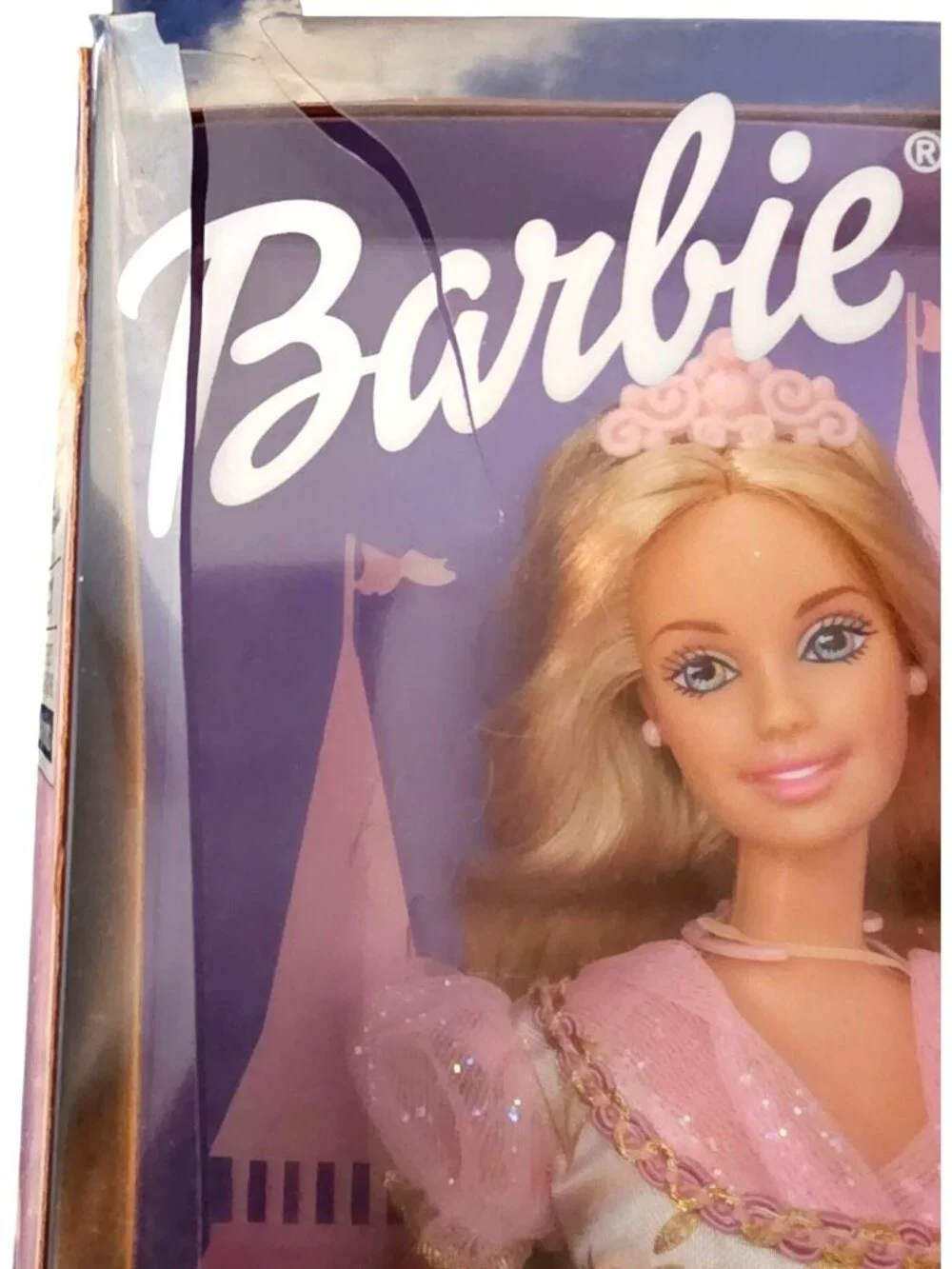 Barbie Princess Doll In Pink Gown 1999 Mattel New In Damaged Box